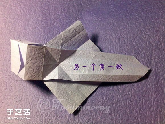 焰尾方塊貓折紙教程 折紙方塊貓的折法圖解 -  rpnrmr.com