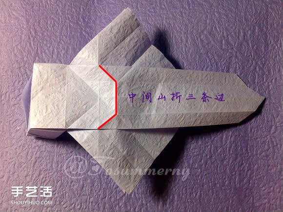 焰尾方塊貓折紙教程 折紙方塊貓的折法圖解 -  rpnrmr.com