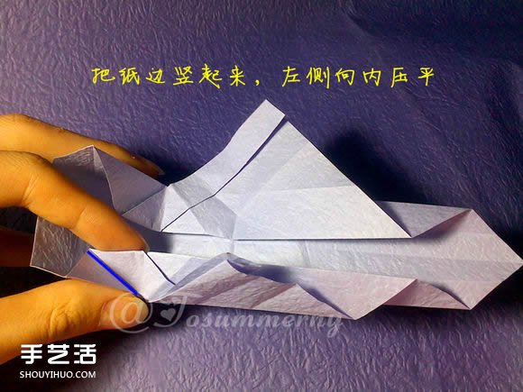 焰尾方塊貓折紙教程 折紙方塊貓的折法圖解 -  rpnrmr.com