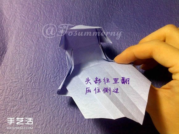 焰尾方塊貓折紙教程 折紙方塊貓的折法圖解 -  rpnrmr.com