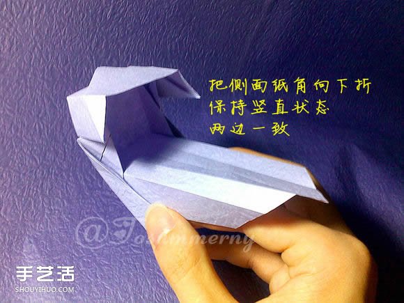 焰尾方塊貓折紙教程 折紙方塊貓的折法圖解 -  rpnrmr.com