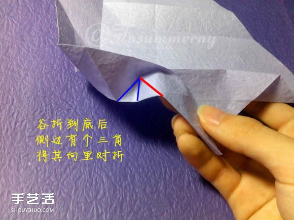 焰尾方塊貓折紙教程 折紙方塊貓的折法圖解 -  rpnrmr.com