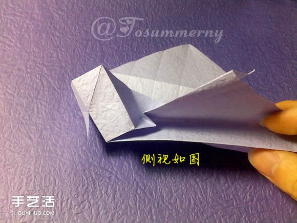 焰尾方塊貓折紙教程 折紙方塊貓的折法圖解 -  rpnrmr.com