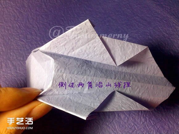 焰尾方塊貓折紙教程 折紙方塊貓的折法圖解 -  rpnrmr.com