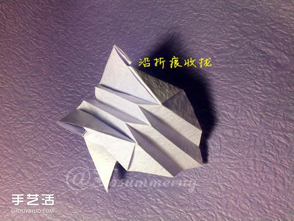 焰尾方塊貓折紙教程 折紙方塊貓的折法圖解 -  rpnrmr.com