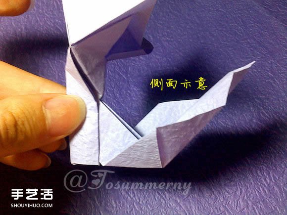 焰尾方塊貓折紙教程 折紙方塊貓的折法圖解 -  rpnrmr.com