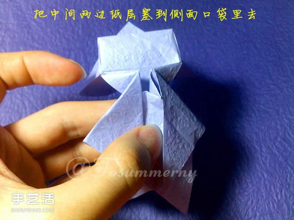 焰尾方塊貓折紙教程 折紙方塊貓的折法圖解 -  rpnrmr.com