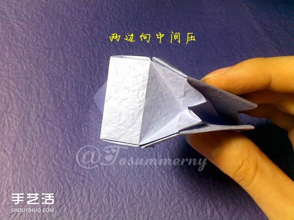 焰尾方塊貓折紙教程 折紙方塊貓的折法圖解 -  rpnrmr.com
