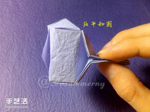 焰尾方塊貓折紙教程 折紙方塊貓的折法圖解 -  rpnrmr.com