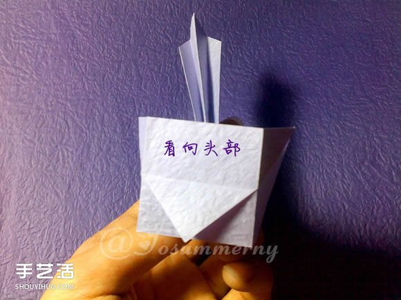 焰尾方塊貓折紙教程 折紙方塊貓的折法圖解 -  rpnrmr.com