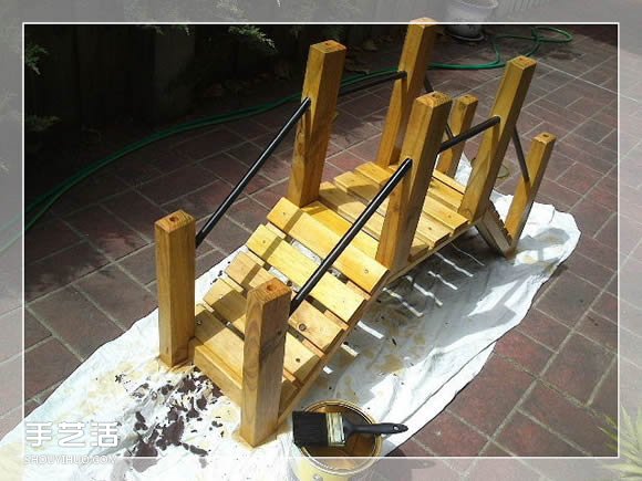 自制花園旱橋的教程 手工制作小橋的方法 -  rpnrmr.com