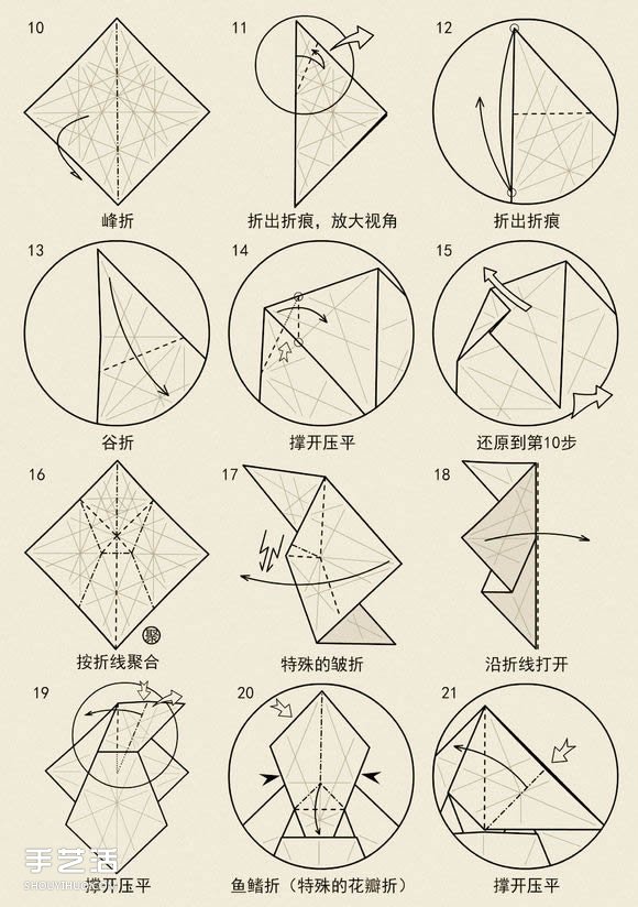 站立兔子的折疊方法圖解 手工折兔子的步驟圖 -  rpnrmr.com