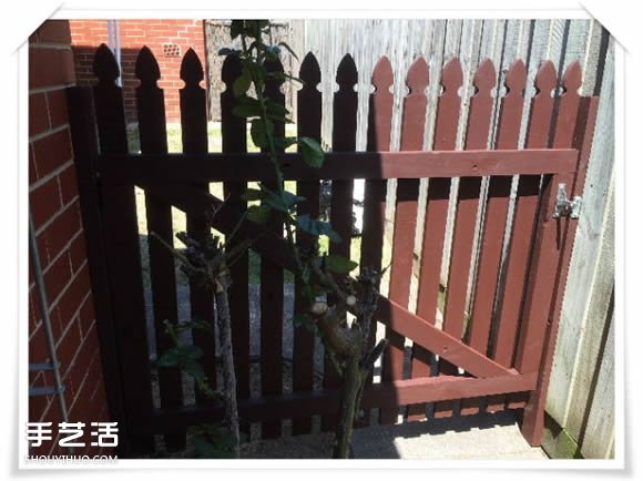 自制院子邊門的方法 院子小門DIY圖解教程 -  rpnrmr.com