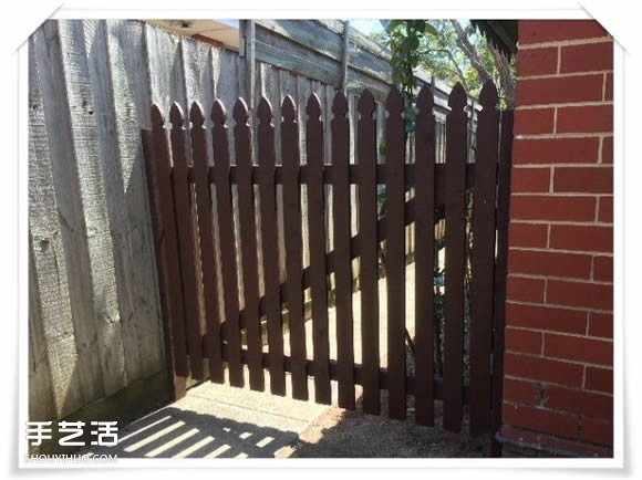 自制院子邊門的方法 院子小門DIY圖解教程 -  rpnrmr.com
