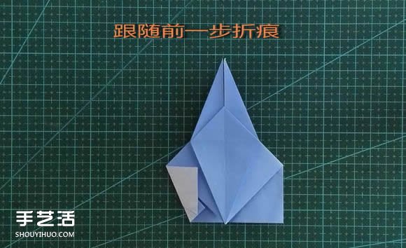 手工折紙女生頭像圖解 短發(fā)女孩的折法步驟圖 -  rpnrmr.com