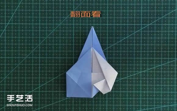 手工折紙女生頭像圖解 短發(fā)女孩的折法步驟圖 -  rpnrmr.com