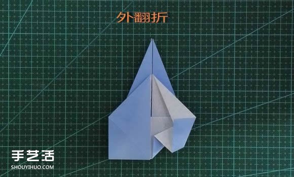 手工折紙女生頭像圖解 短發(fā)女孩的折法步驟圖 -  rpnrmr.com