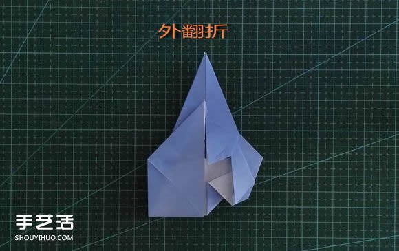 手工折紙女生頭像圖解 短發(fā)女孩的折法步驟圖 -  rpnrmr.com