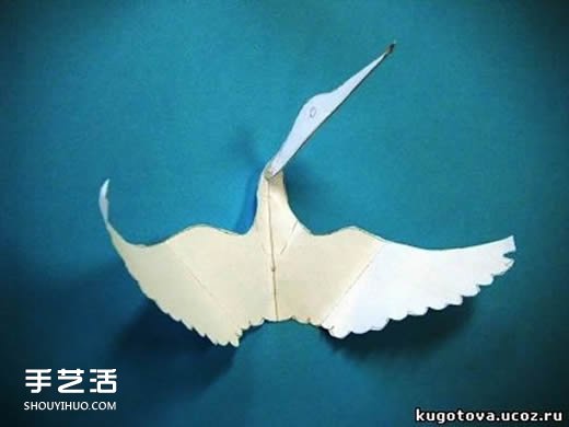 紙鶴賀卡的制作方法 自制立體紙鶴賀卡教程 -  rpnrmr.com