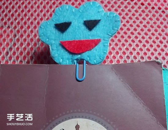 丑萌布藝云朵書簽制作 不織布云朵書簽的做法 -  rpnrmr.com
