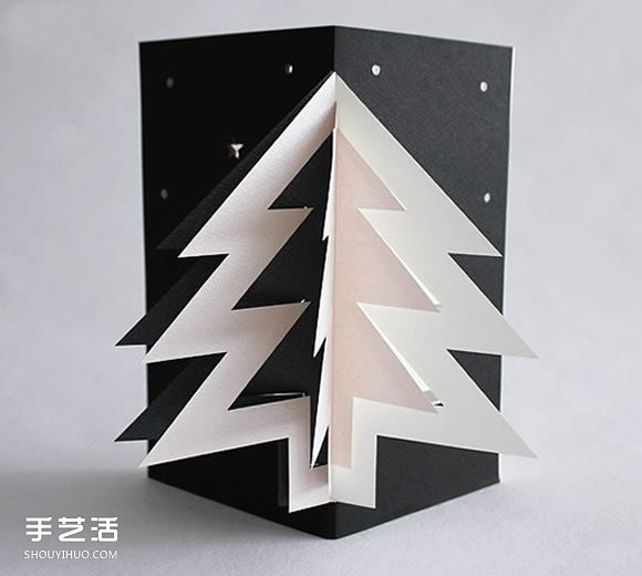 立體圣誕樹(shù)賀卡手工制作 DIY圣誕樹(shù)賀卡圖片 -  rpnrmr.com