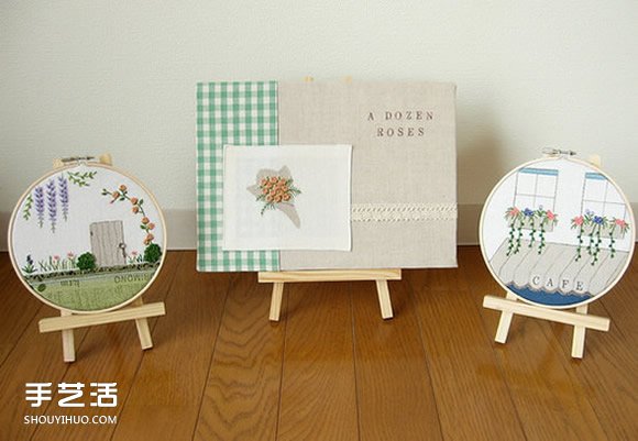 Yuki與生俱來的熱愛 創(chuàng)作出的清新刺繡作品 -  rpnrmr.com