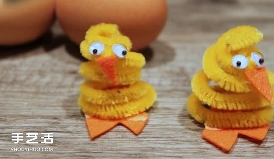 扭扭棒小雞制作圖片 幼兒園小雞手工制作教程 -  rpnrmr.com
