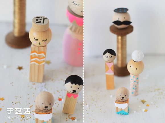 日本娃娃小芥子手工制作 自制可愛(ài)小木偶的方法 -  rpnrmr.com