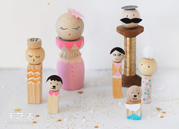 日本娃娃小芥子手工制作 自制可愛(ài)小木偶的方法 -  rpnrmr.com