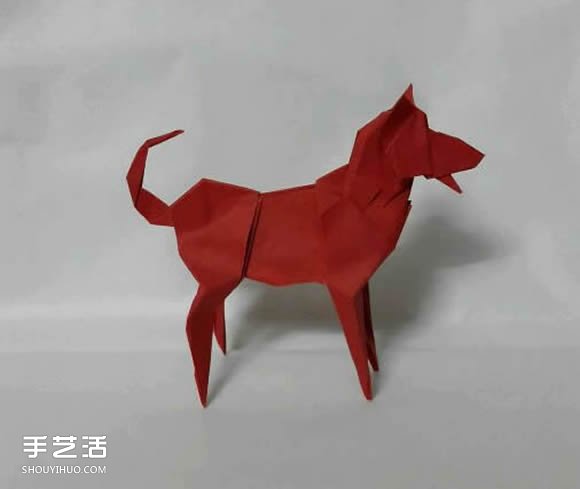 超復(fù)雜狗狗的折紙方法圖解 附帶整形步驟 -  rpnrmr.com