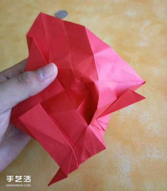 超復(fù)雜狗狗的折紙方法圖解 附帶整形步驟 -  rpnrmr.com