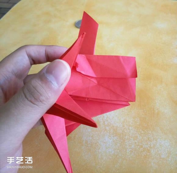 超復(fù)雜狗狗的折紙方法圖解 附帶整形步驟 -  rpnrmr.com