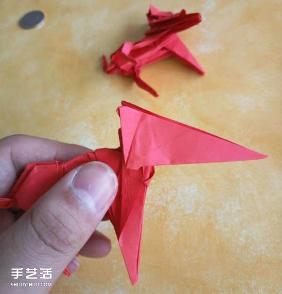 超復(fù)雜狗狗的折紙方法圖解 附帶整形步驟 -  rpnrmr.com