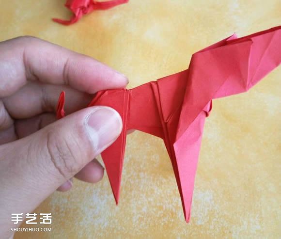 超復(fù)雜狗狗的折紙方法圖解 附帶整形步驟 -  rpnrmr.com