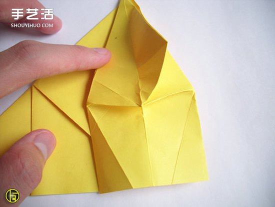 折紙狼人圖解過程步驟 復(fù)雜狼人的折法教程 -  rpnrmr.com