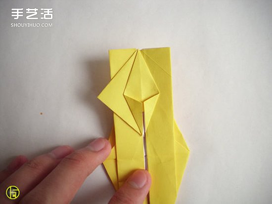 折紙狼人圖解過程步驟 復(fù)雜狼人的折法教程 -  rpnrmr.com