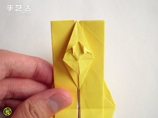 折紙狼人圖解過程步驟 復(fù)雜狼人的折法教程 -  rpnrmr.com