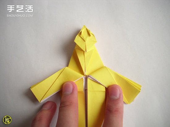 折紙狼人圖解過程步驟 復(fù)雜狼人的折法教程 -  rpnrmr.com