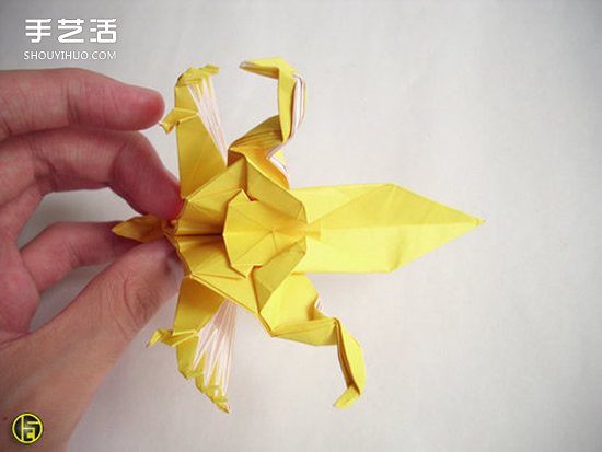 折紙狼人圖解過程步驟 復(fù)雜狼人的折法教程 -  rpnrmr.com