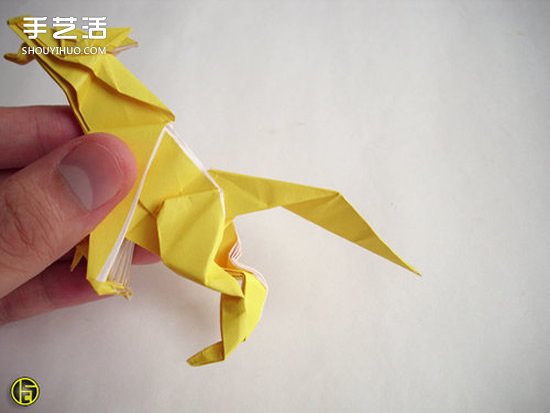 折紙狼人圖解過程步驟 復(fù)雜狼人的折法教程 -  rpnrmr.com