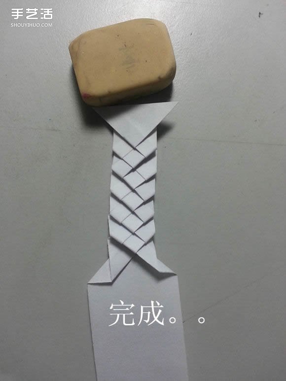 紙武士刀的折法圖解 折紙日本刀的方法步驟 -  rpnrmr.com