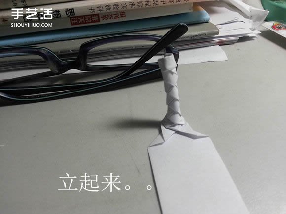 紙武士刀的折法圖解 折紙日本刀的方法步驟 -  rpnrmr.com