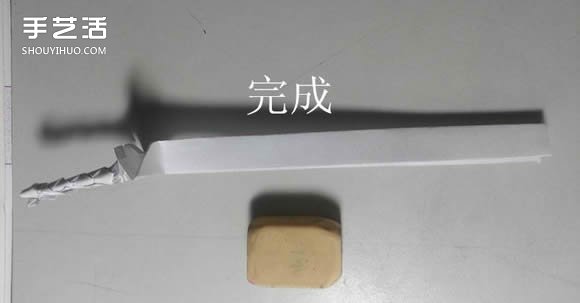 紙武士刀的折法圖解 折紙日本刀的方法步驟 -  rpnrmr.com