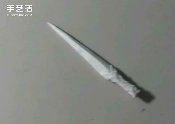 紙武士刀的折法圖解 折紙日本刀的方法步驟 -  rpnrmr.com