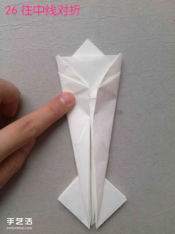 折紙白鷺的方法詳細(xì)圖解 立體白鷺的折法步驟 -  rpnrmr.com