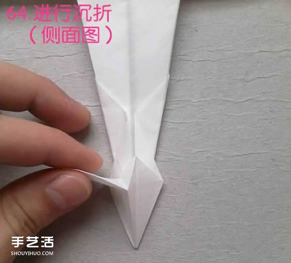 折紙白鷺的方法詳細(xì)圖解 立體白鷺的折法步驟 -  rpnrmr.com