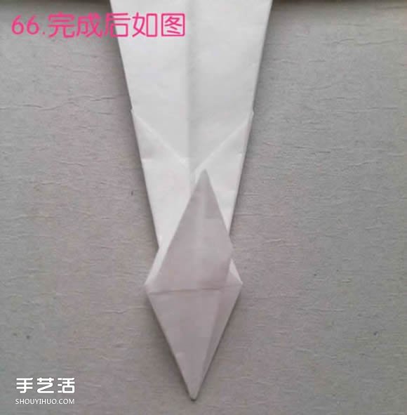 折紙白鷺的方法詳細(xì)圖解 立體白鷺的折法步驟 -  rpnrmr.com