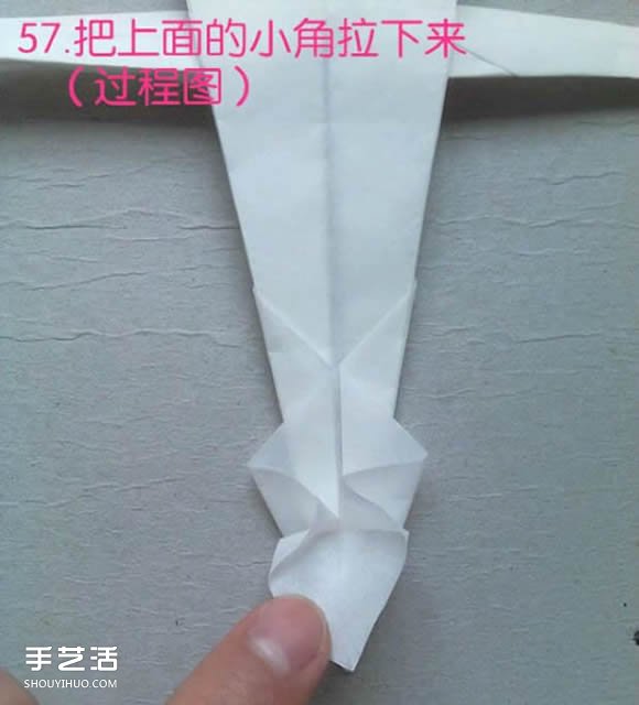 折紙白鷺的方法詳細(xì)圖解 立體白鷺的折法步驟 -  rpnrmr.com