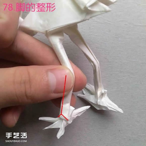折紙白鷺的方法詳細(xì)圖解 立體白鷺的折法步驟 -  rpnrmr.com