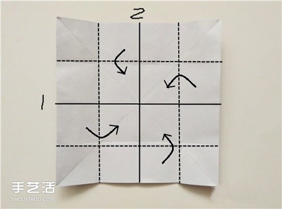 撲克牌黑桃和梅花花色的折紙方法圖解 -  rpnrmr.com